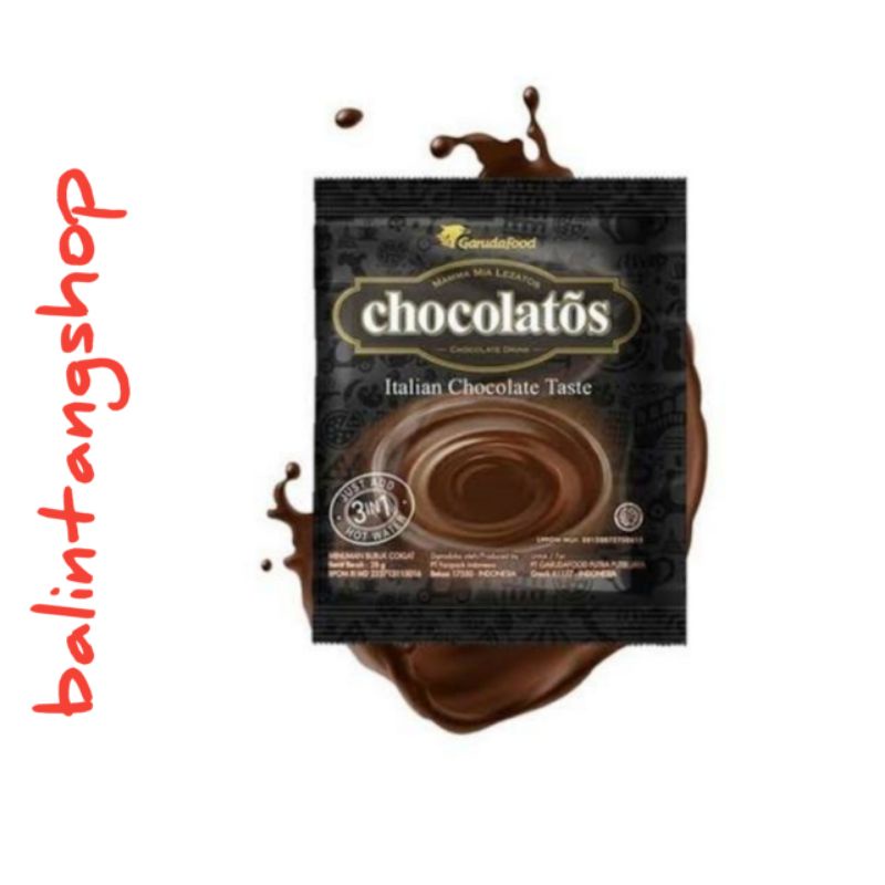 

1 RENCENG CHOCOLATOS DRINK SACHET / ITALIAN CHOCOLATE TASTE / JUAL RENCENG