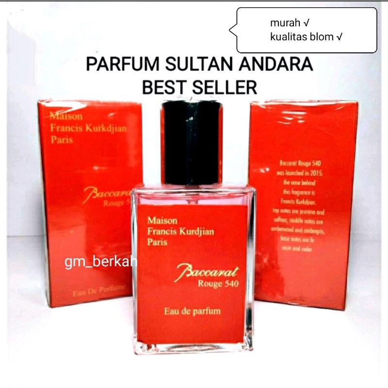 Parfum Baccarat 30ml Premium / Parfum Wanita Wangi Tahan Lama / Parfum Baccarat 30ml Unisex