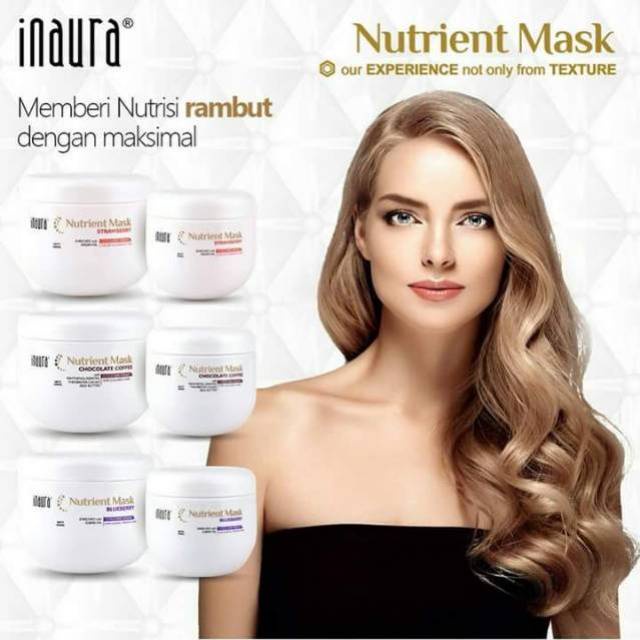 ⭐ BAGUS ⭐ INAURA NUTRIENT MASK 500gr | Hair Mask / Masker Rambut