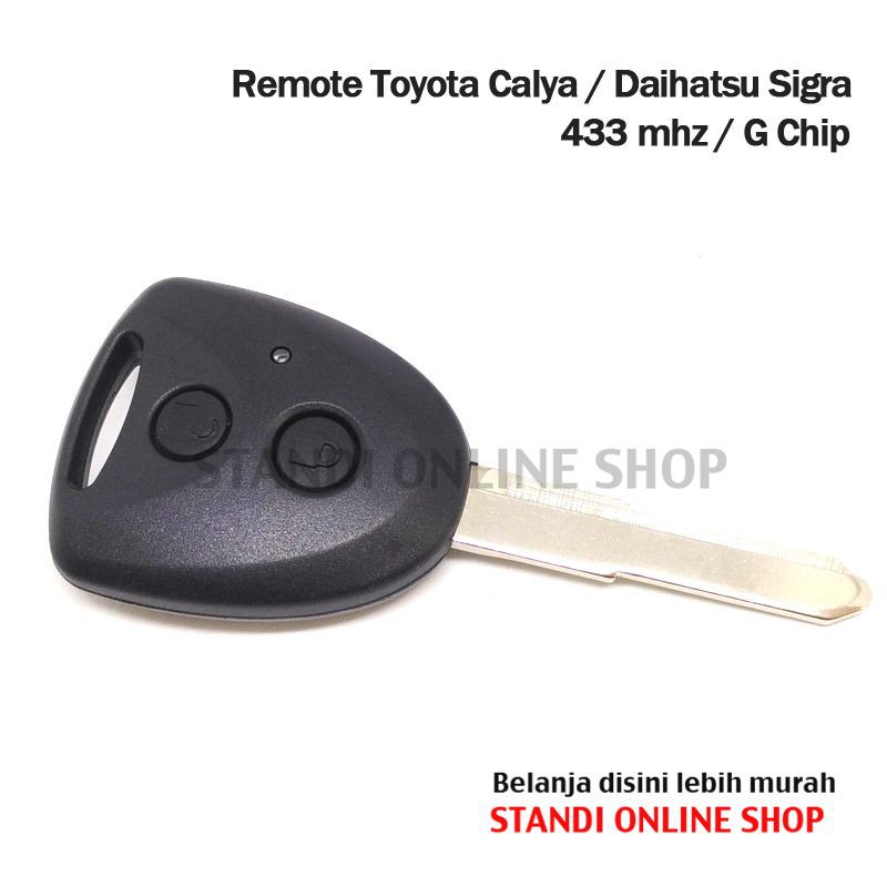 Remote Kunci Chip Transponder Remote PCB Mobil Toyota Calya New Agya