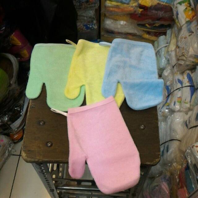 Waslap jari bayi isi 12pcs lap handuk kecil