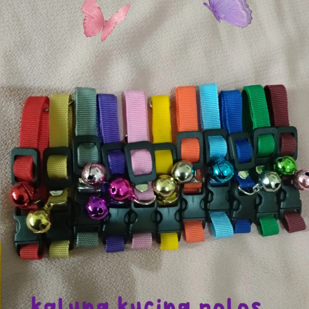 Kalung Kucing Lonceng Murah (POLOS)