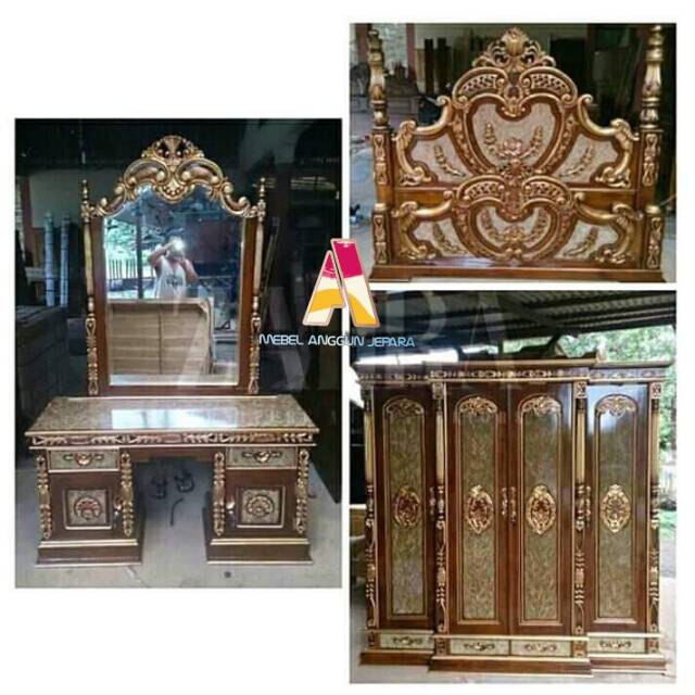 set kamar cinta,almari pintu 4,mebel jepara,furniture