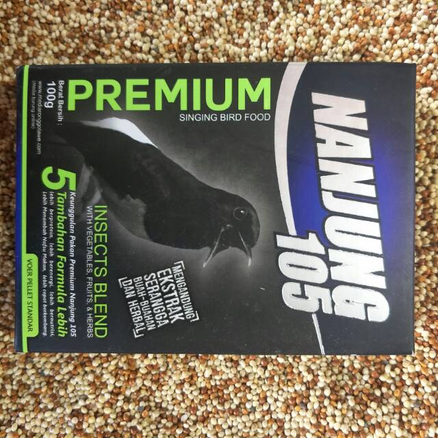 Nanjung 105 premium/nanjung 105 murai/nanjung pakan murai/nanjung premium 105