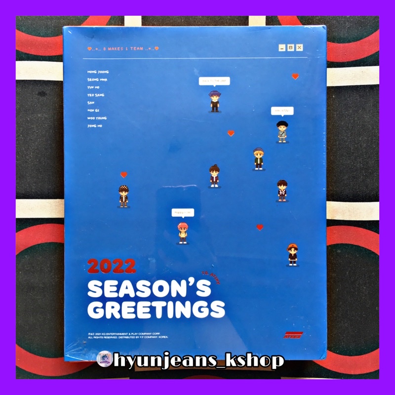 ATEEZ 2022 SEASON GREETING / SEASONS GREETINGS / SEASON'S GREETING'S ATINY