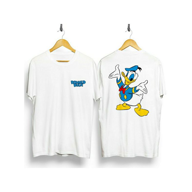 Fourfashion Kaos Pria Kaos Distro DONALD DUCK White CN770