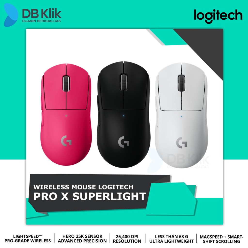 Mouse Gaming Logitech G PRO X Superlight Wireless (25400 DPI)