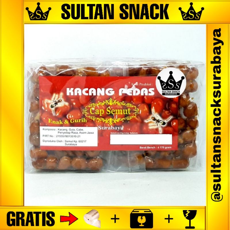 

SULTAN SNACK Kacang Sambal / Sambel Cap Semut