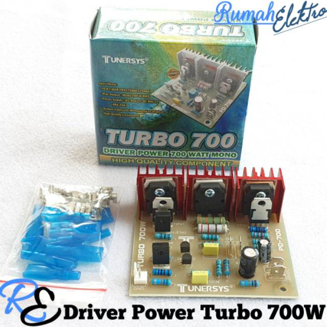 Kit Driver Power Amplifier TURBO 700 Watt 700W