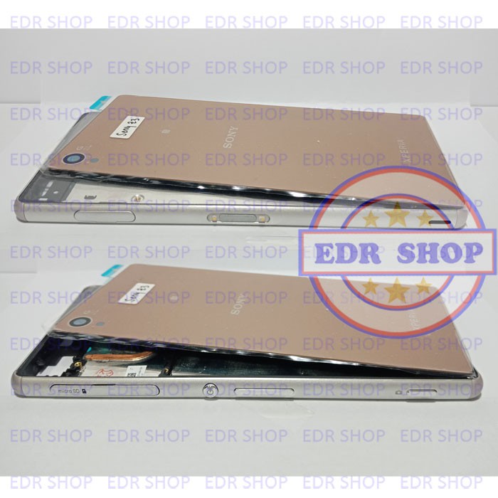 Casing Sony Xperia Z3 BIG Docomo Fullset So01g SO-01G Housing Kesing Tatakan Lcd Dudukan Mesin Gold