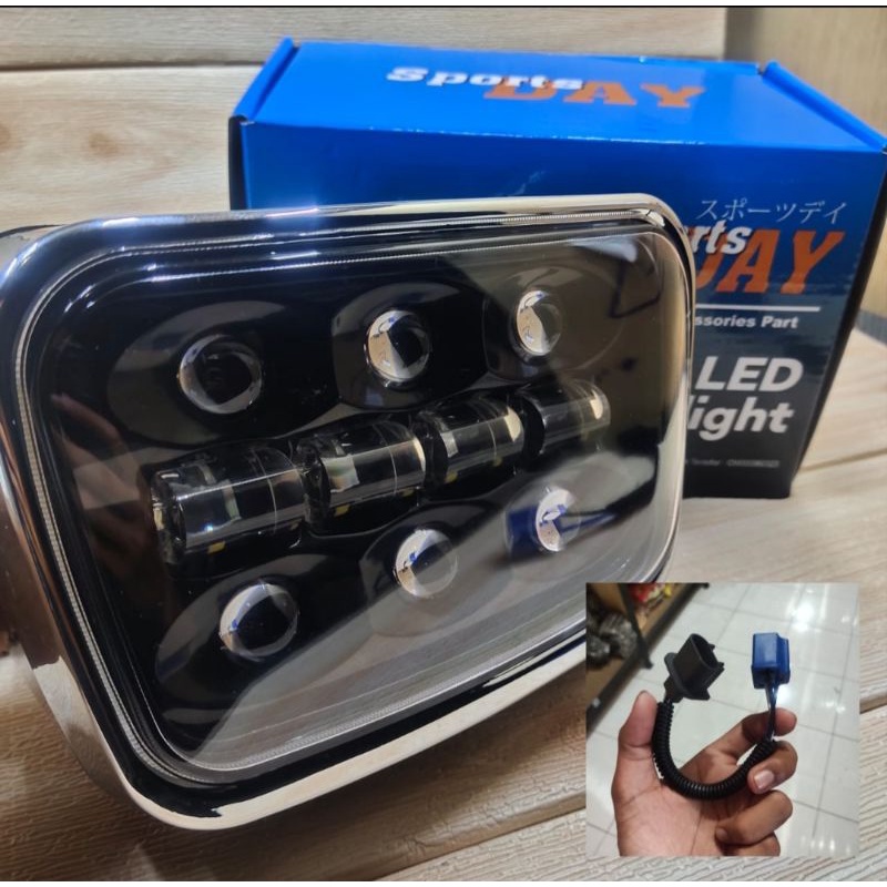 Lampu Reflektor oval Rx king set daymeker