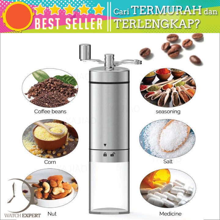 BAYAR DI TEMPAT Alat Penggiling Kopi Manual Coffee Grinder Portable