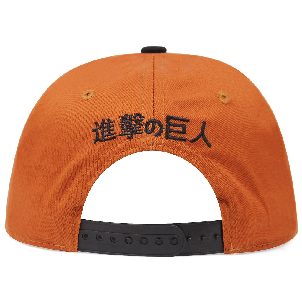 Full Cap Attack On Titan 100% Kapas Topi Liberty Wing Pria Bisbol Cap Bordir Snapback Wanita Merek Botol Gesper Penutup Belakang Kapas Hip-Hop Tulang