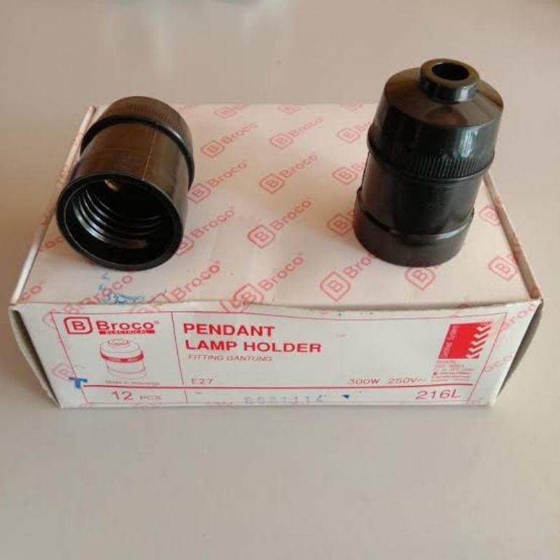 FITINGAN LAMPU GANTUNG BROCO