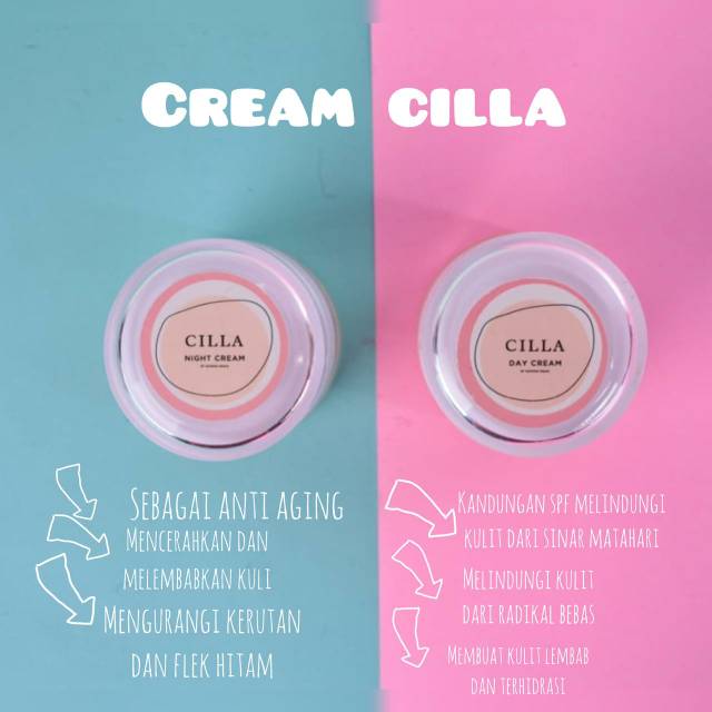 Paket cream cilla/ cream viral/ cream tanpa mercury/ cream aman