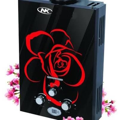 NIKO Water Heater Gas 6 Liter Tempered Glass + LED Display NK 6 LDG2 LUX - Garansi Resmi 1 Tahun