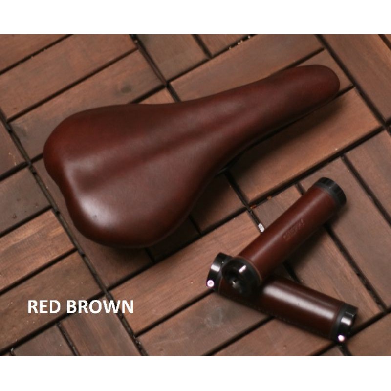 Sadel Saddle Sepeda Kulit Leather Asli