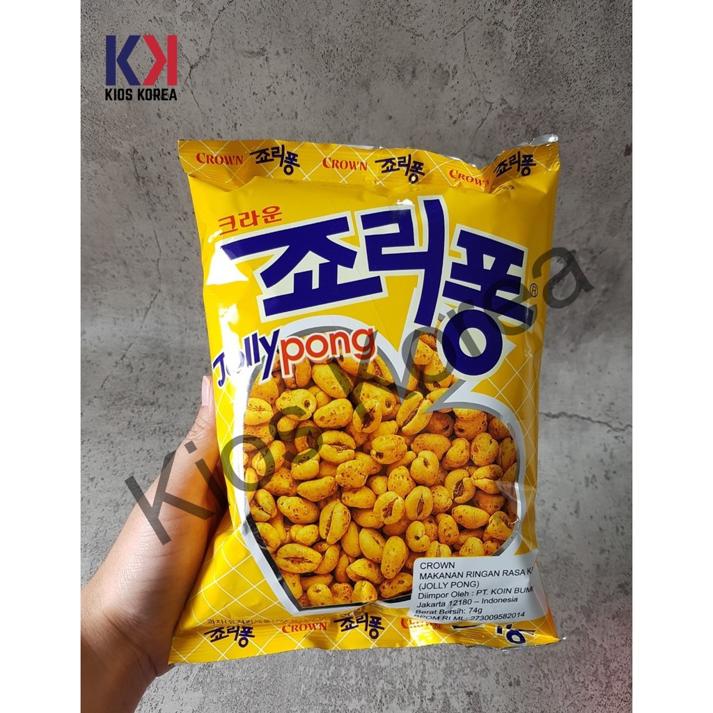 

Jolly Pong 74gr CROWN Sereal Snack Korea [READY STOCK]