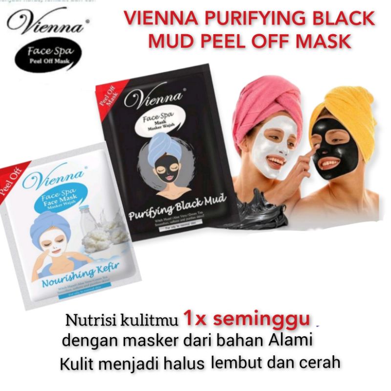 VIENNA FACE MASK PEEL OFF MASK/MASKER WAJAH