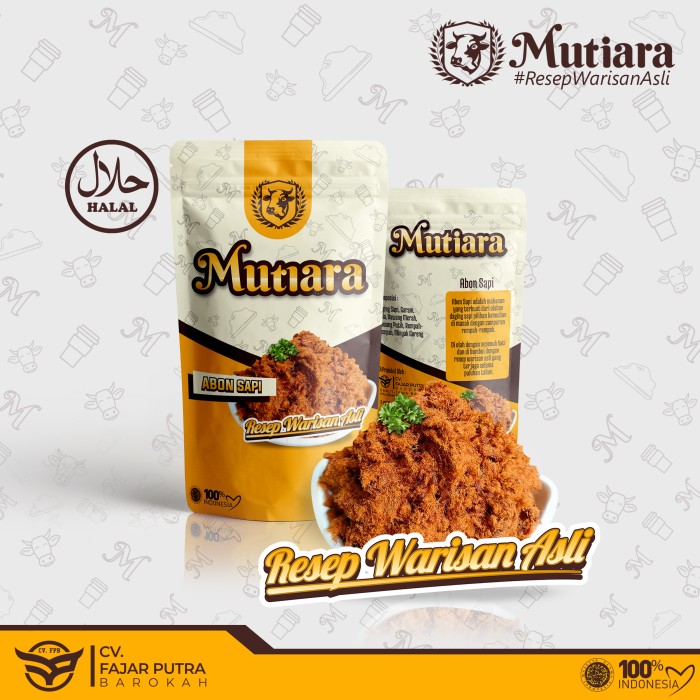 

Abon Sapi PREMIUM Mutiara Resep Warisan Asli -100gr