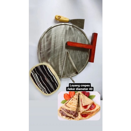 loyang°crepes/leker°40cm°baja•asli