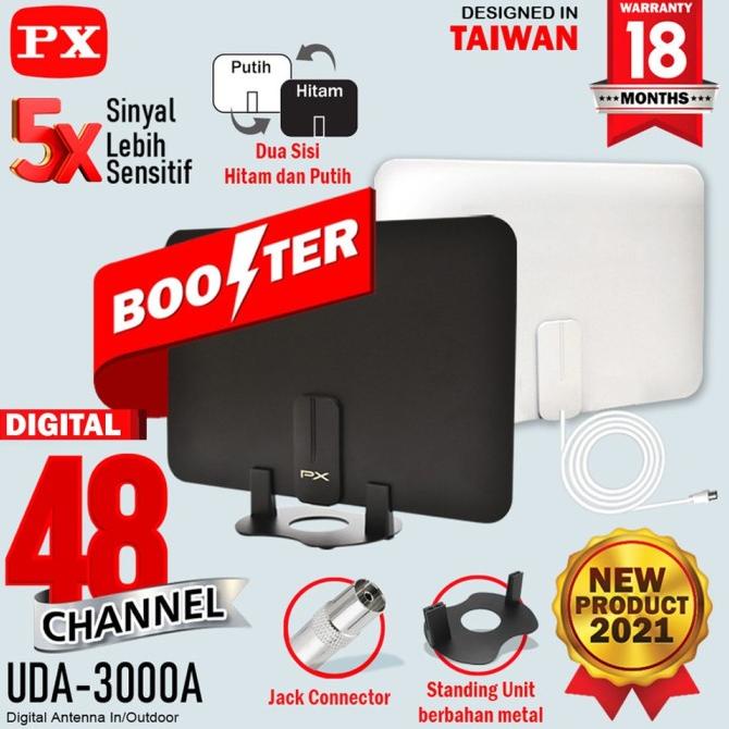 Ready Px Uda3000A Indoor Antena Tv Digital Indoor Uda3000 Uda 3000 3000A