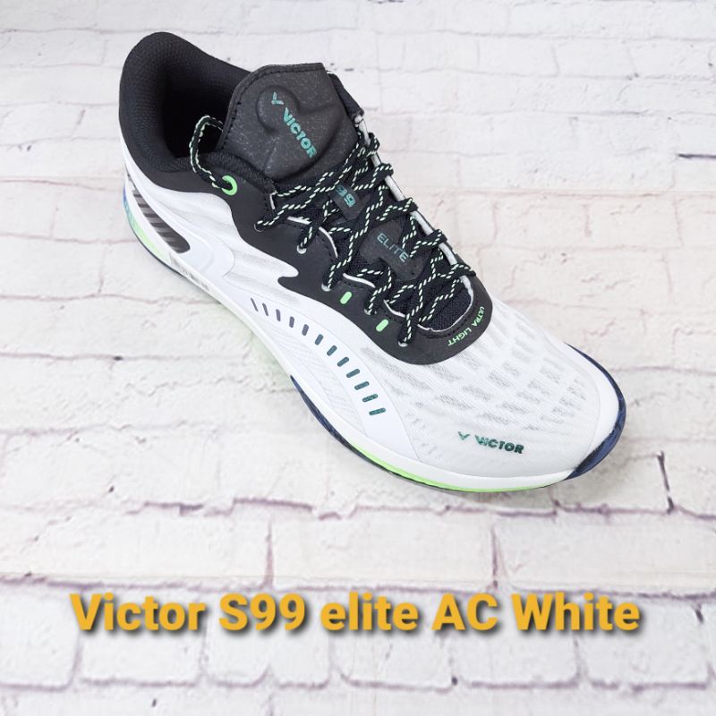 SEPATU BADMINTON VICTOR S99 ELITE AC WHITE ORIGINAL
