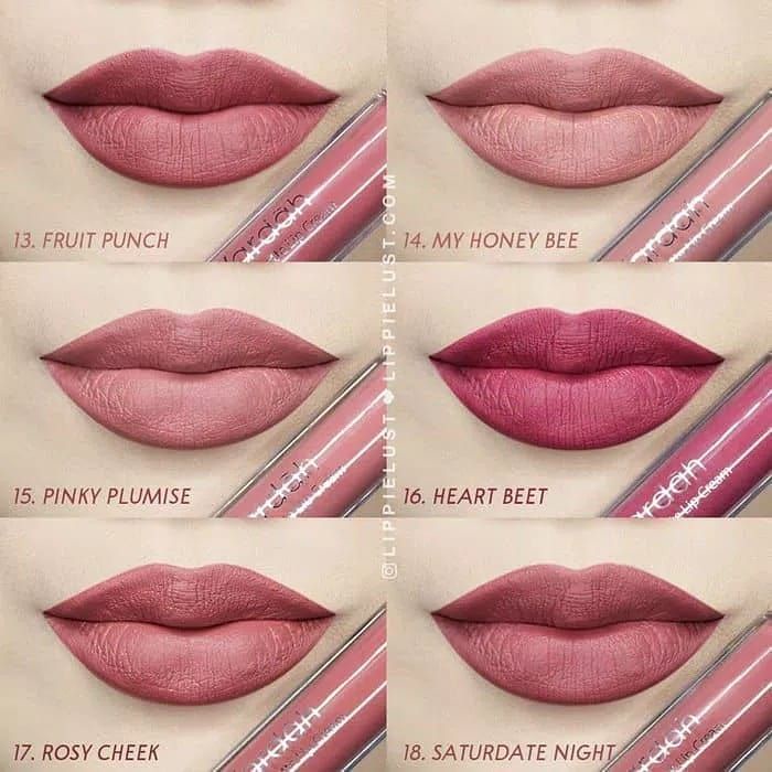 Wardah Exclusive Matte Lip Cream Tahan Lama / Lipstick Wardah Eksklusif Long Lasting Warna Intense