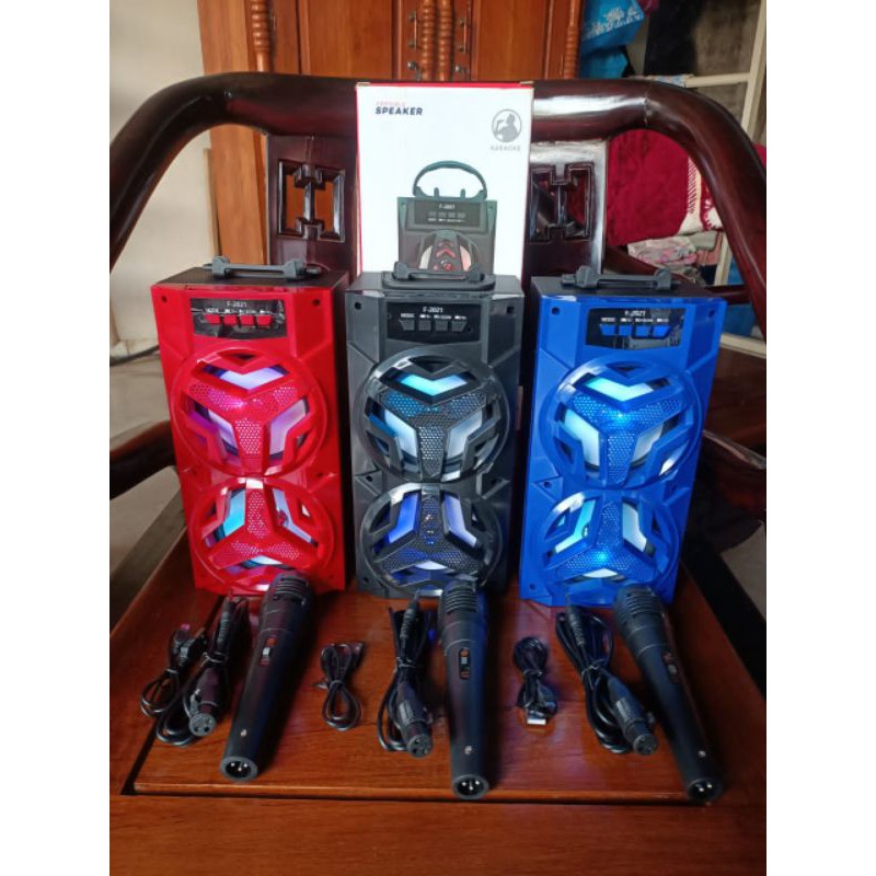 speker Bluetooth/Radio + Mic kabel branded