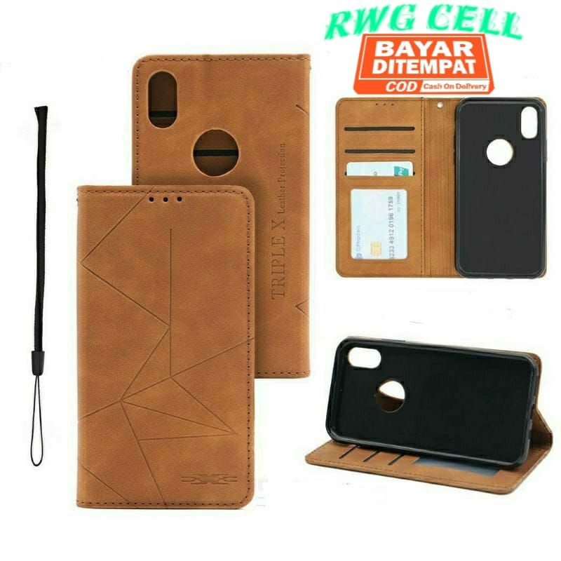 VIVO V5 V5S V7 V7+ V9 V11 V11 PRO V15 V15 PRO V17 PRO V19 V20 SE Leather Flip Case Wallet Standing Cover Soft Flip Magnet