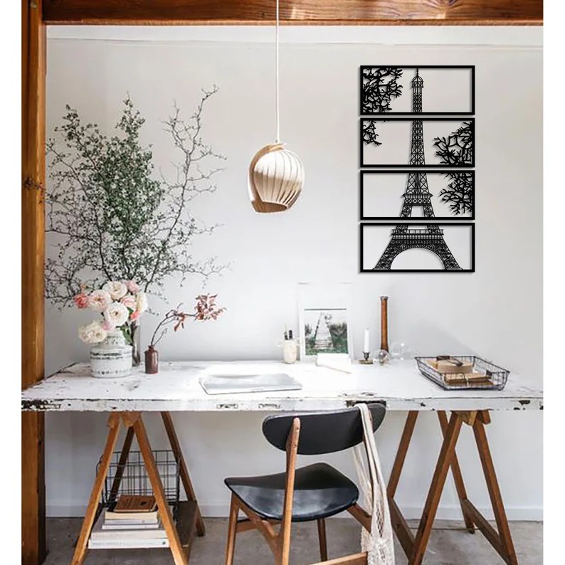 Paris wall decoration plywood |Beautiful Eiffel Tower