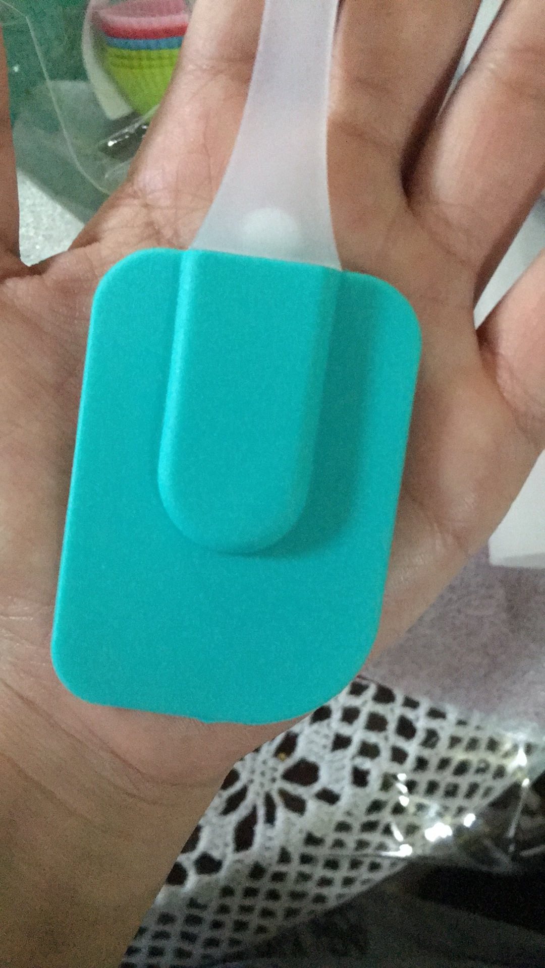 Sendok Spatula Perata Dengan Bahan Silikon Untuk Kue / Fondant