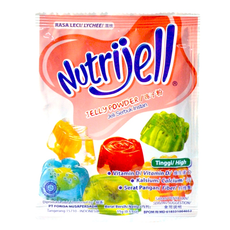 

Nutrijell Konnyaku Powder Lychee 15Gr