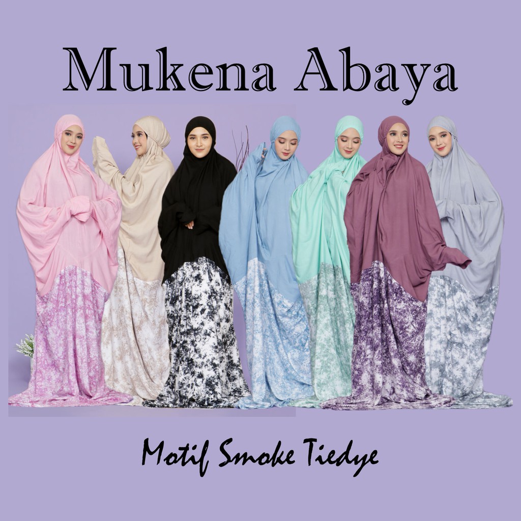 Mukena Bali Abaya Tiedye Bahan Rayon Janger Premium Termurah By Zahwa