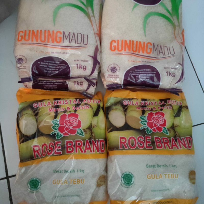 

gula rose brand kuning / gula Gunung Madu
