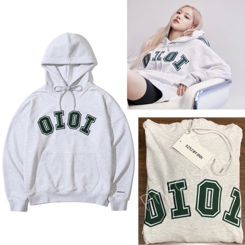 [ORIGINAL] 2021 SIGNATURE HOODIE 5252 BY OOi OIOI [LIGHT GREY] ROSÉ