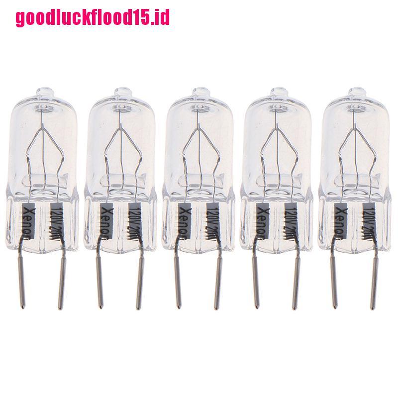 {LUCKID}5PCS G8 120V 20W Halogen Light Lighting Lamp Bulb Volt G8 Pin Halogen