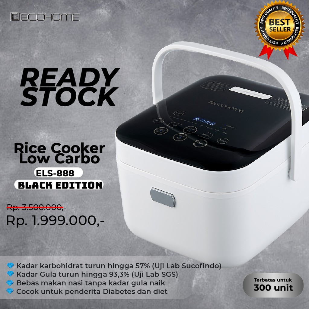 Rice Cooker Digital Low Carbo ECOHOME