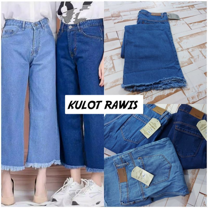 Kulot Jeans Rawis Wanita PREMIUM