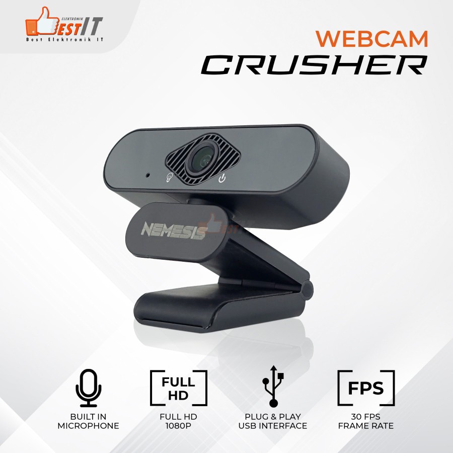 Webcam HD 1080P NYK Nemesis A50 Crusher Original Streamer Auto Focus
