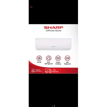 AC SHARP 1/2PK