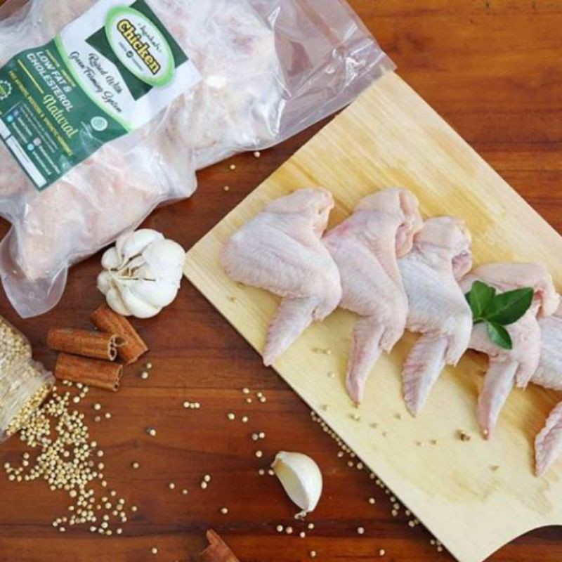 BERKAH Chicken Organik  Sayap  Ayam 1 Kg