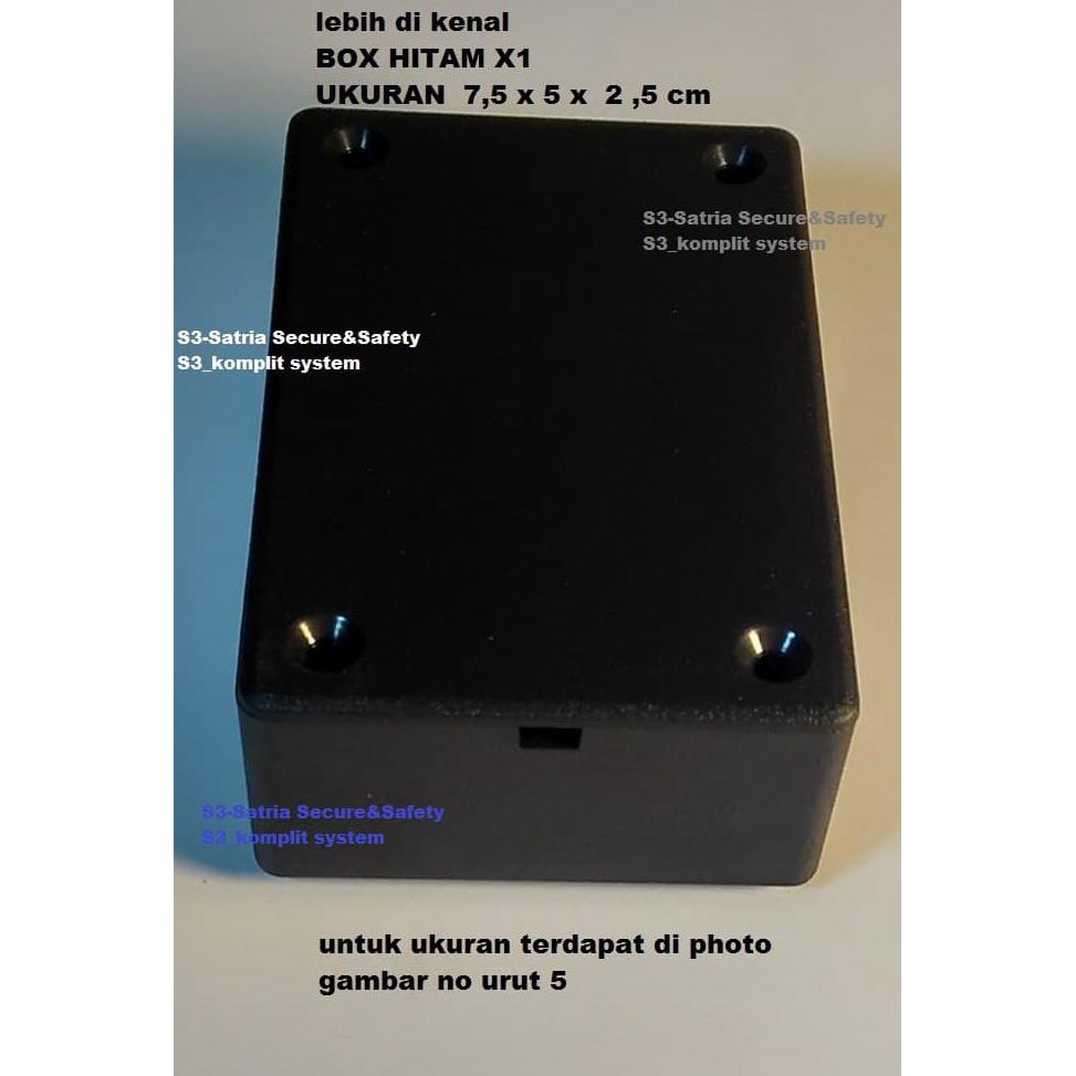 Electronic Box Projek / Box Hitam X1 / Casing Driver Diskon