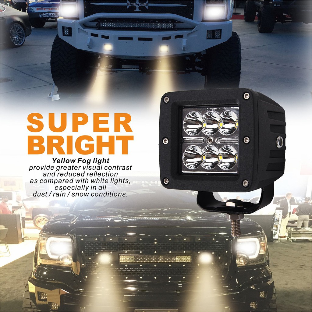 Lampu Kerja /Working Light /Lampu Led Sorot Offroad 72 Watt Putih