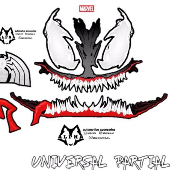 NEW ᵰHJG STICKER HELM VENOM 2 / STICKER HELM HJC VENOM 2 / HJC VENOM RPHA11 PRO VENOM V2 .