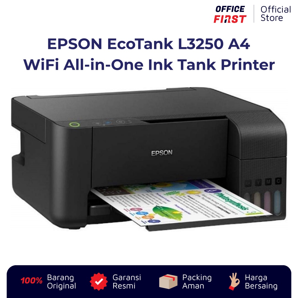 Printer EPSON EcoTank L3250 WiFi - A4 - All in One - Garansi Resmi