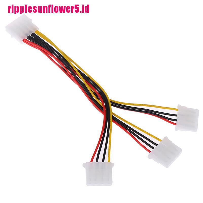 Kabel Adapter Splitter Power Supply Molex IDE 1-to-3 4 Pin