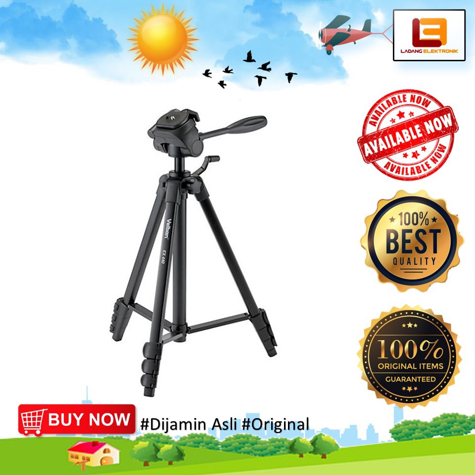 Tripod Velbon Ex 440 Ex440 Ex 440 Tripod Kamera Shopee Indonesia