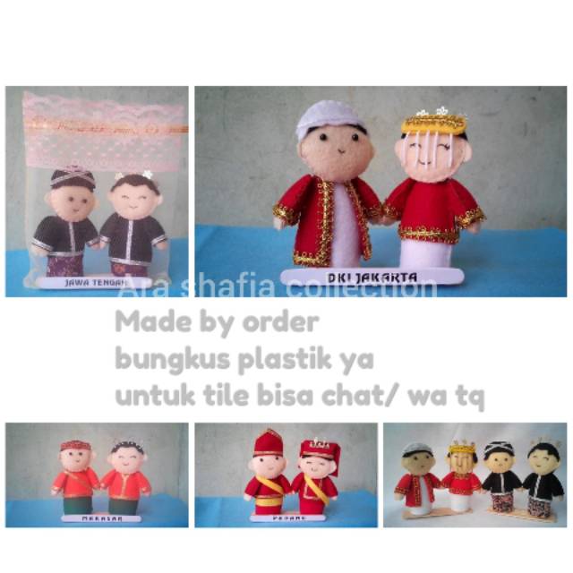 Souvenir pernikahan baju adat / souvenir murah dan unik