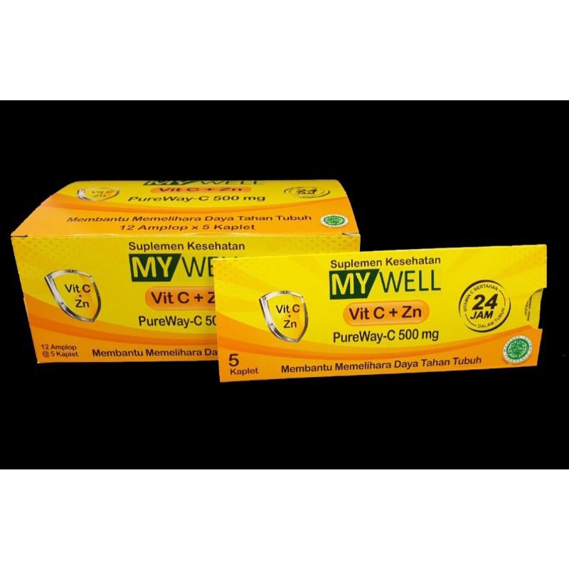 mywell vitamin c 500 mg + zinc